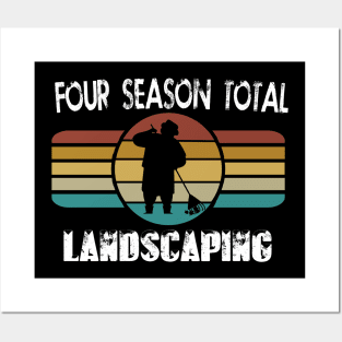 Four Season Total Landscaping Shirt Man Woman Gifts Posters and Art